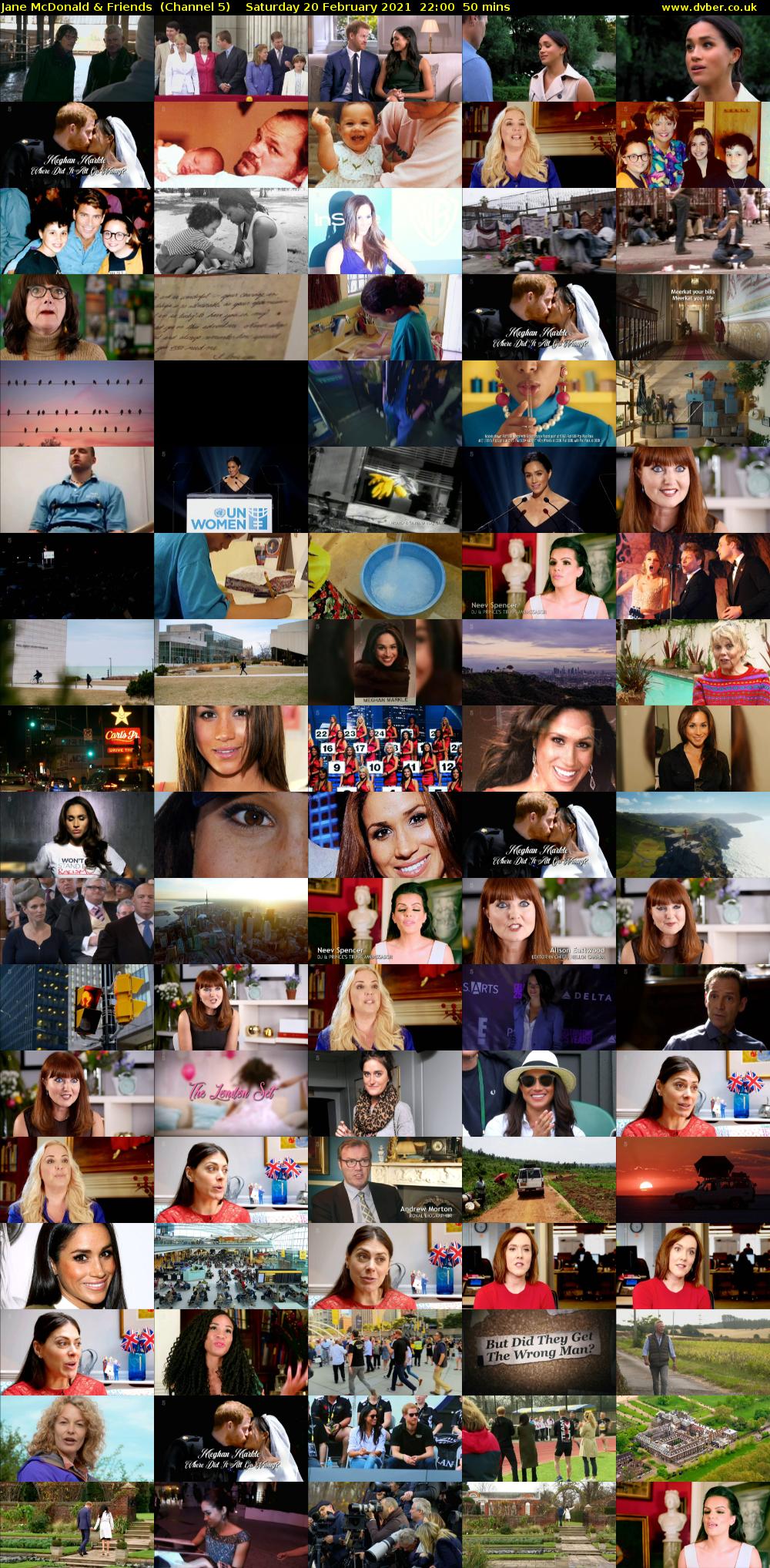 Jane McDonald & Friends  (Channel 5) Saturday 20 February 2021 22:00 - 22:50