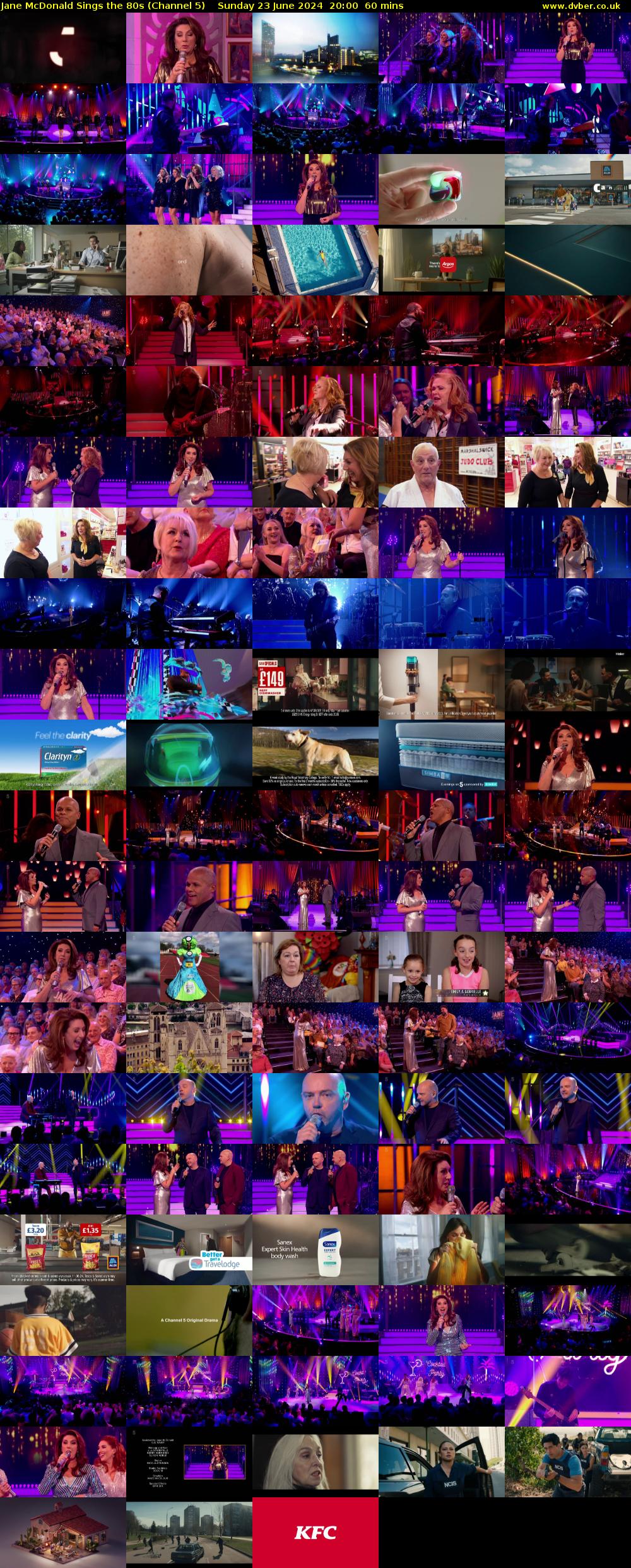 Jane McDonald Sings the 80s (Channel 5) Sunday 23 June 2024 20:00 - 21:00