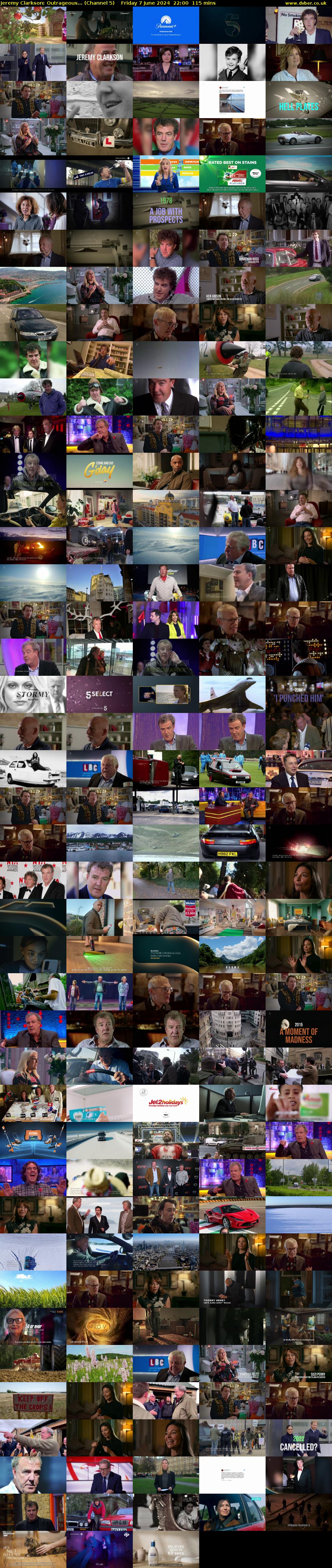 Jeremy Clarkson: Outrageous... (Channel 5) Friday 7 June 2024 22:00 - 23:55