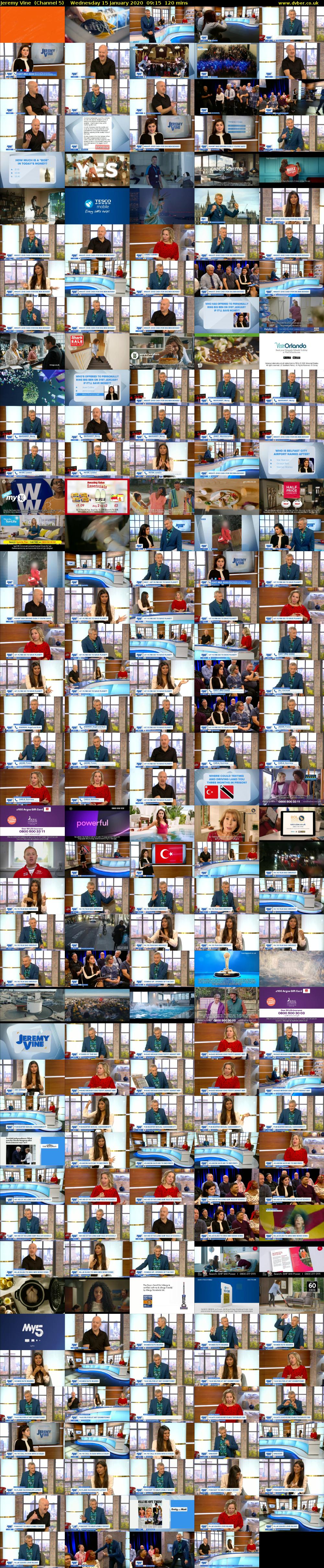 Jeremy Vine  (Channel 5) Wednesday 15 January 2020 09:15 - 11:15