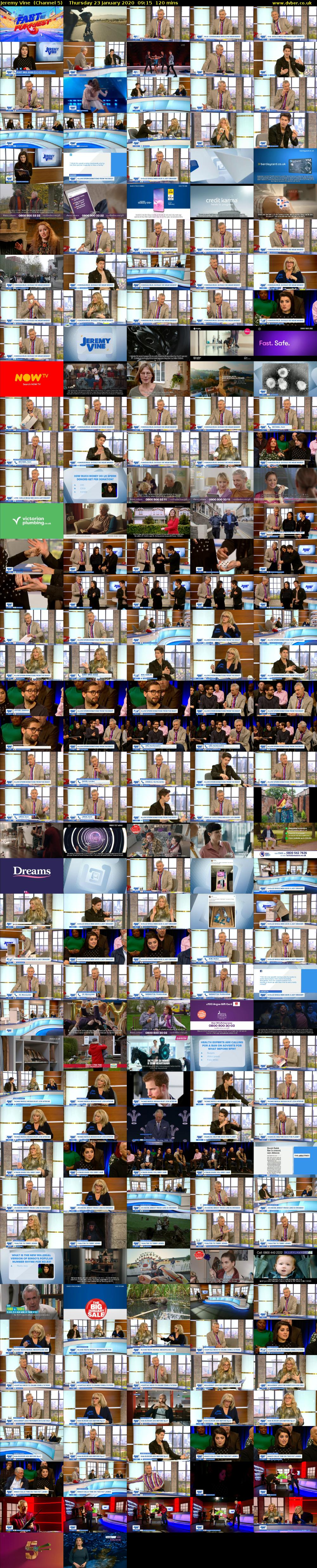 Jeremy Vine  (Channel 5) Thursday 23 January 2020 09:15 - 11:15