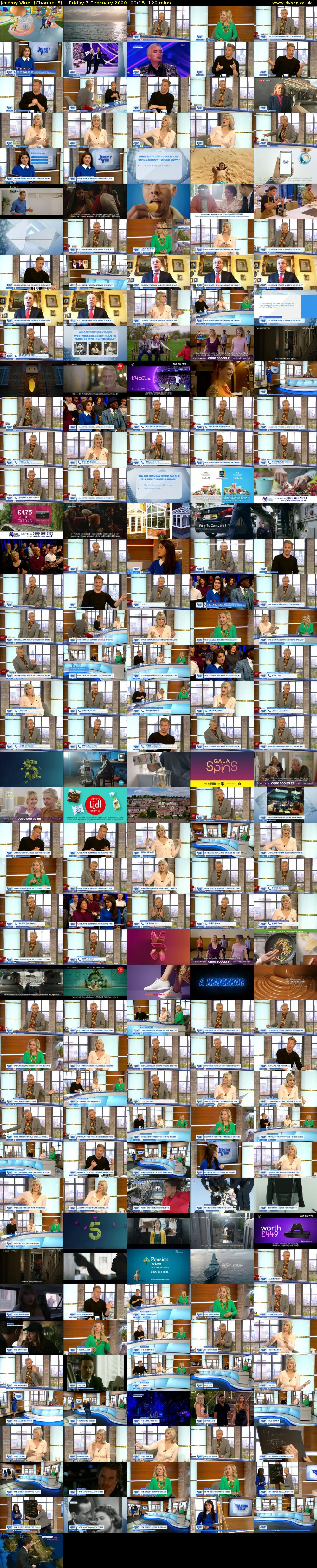 Jeremy Vine  (Channel 5) Friday 7 February 2020 09:15 - 11:15