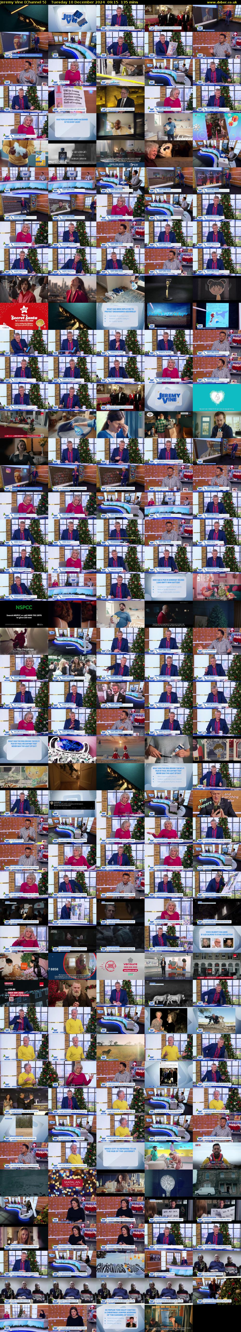 Jeremy Vine (Channel 5) Tuesday 10 December 2024 09:15 - 11:30