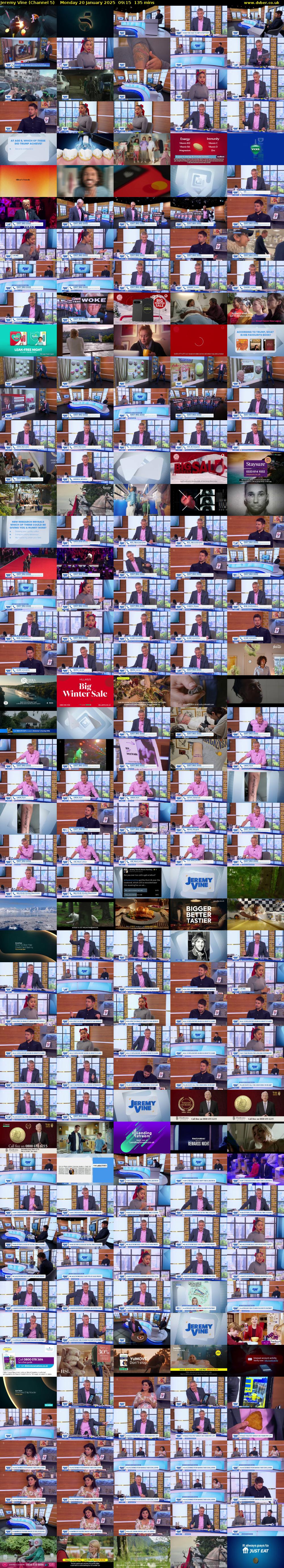 Jeremy Vine (Channel 5) Monday 20 January 2025 09:15 - 11:30