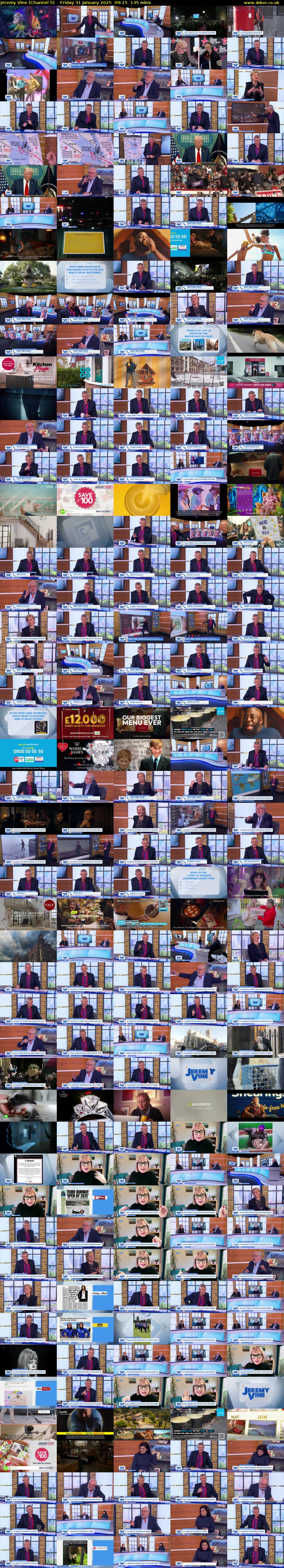 Jeremy Vine (Channel 5) Friday 31 January 2025 09:15 - 11:30