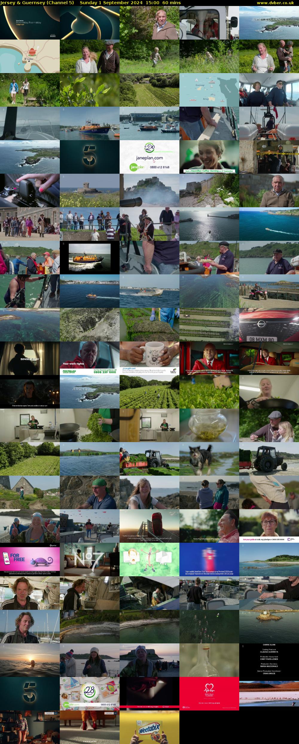 Jersey & Guernsey (Channel 5) Sunday 1 September 2024 15:00 - 16:00