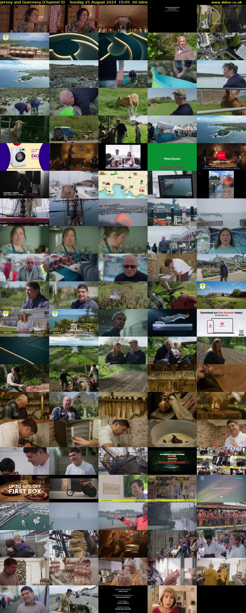 Jersey and Guernsey (Channel 5) Sunday 25 August 2024 15:05 - 16:05