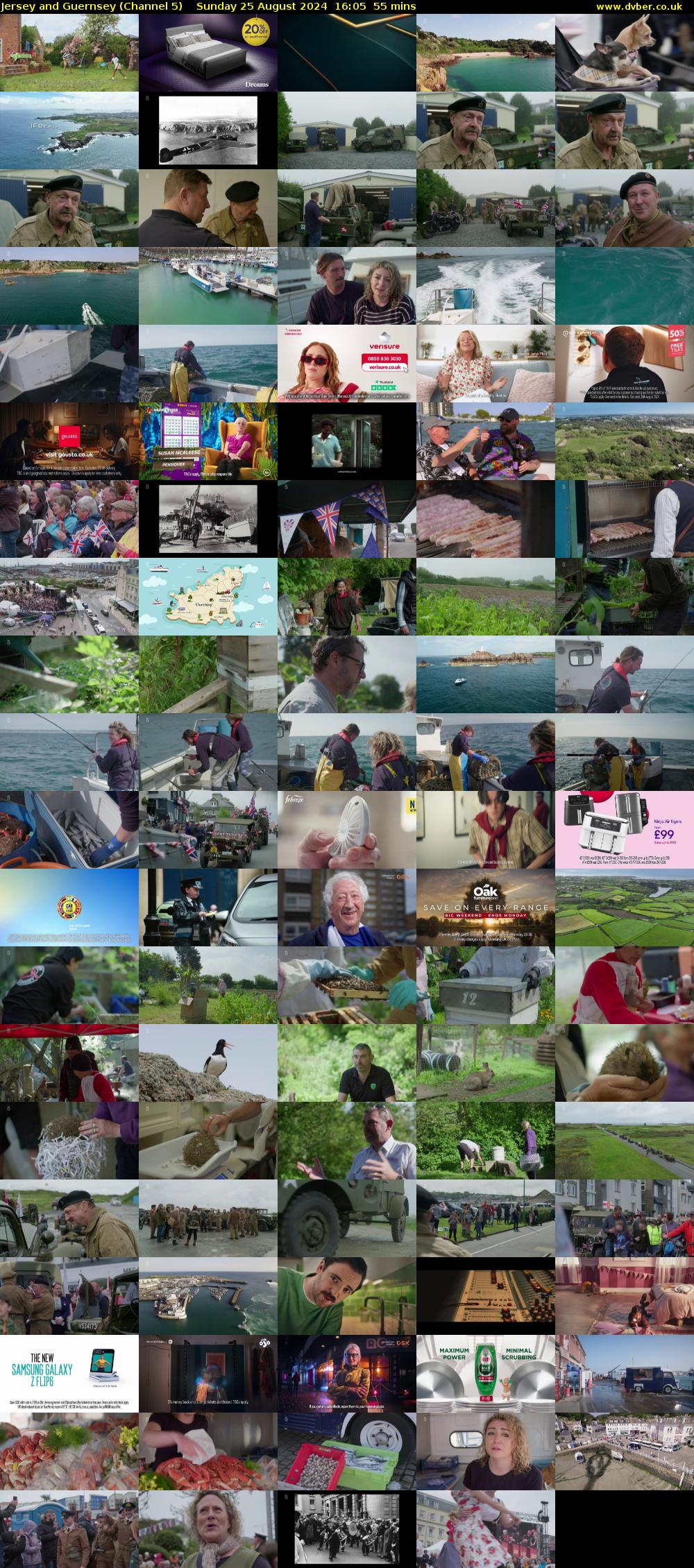 Jersey and Guernsey (Channel 5) Sunday 25 August 2024 16:05 - 17:00