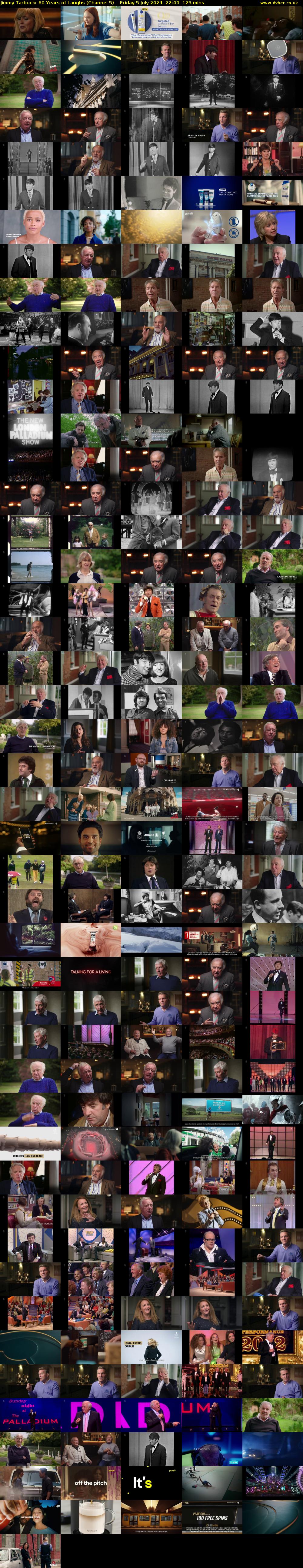 Jimmy Tarbuck: 60 Years of Laughs (Channel 5) Friday 5 July 2024 22:00 - 00:05
