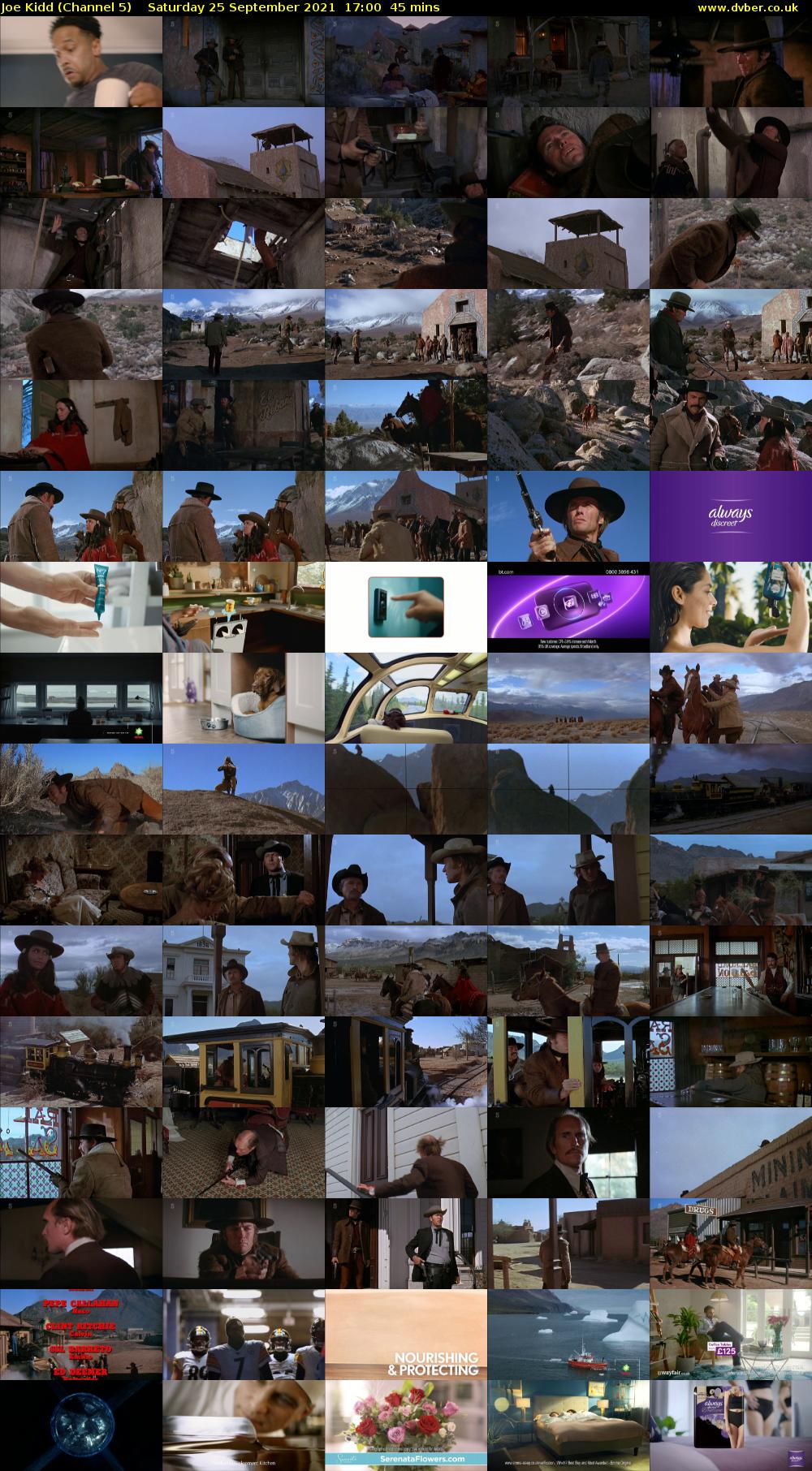Joe Kidd (Channel 5) Saturday 25 September 2021 17:00 - 17:45