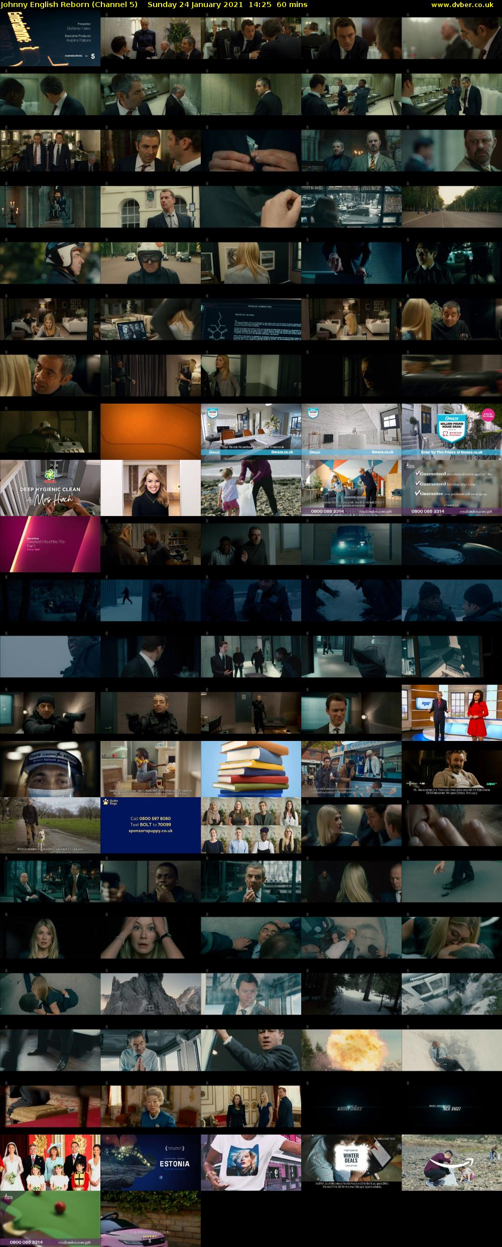 Johnny English Reborn (Channel 5) Sunday 24 January 2021 14:25 - 15:25