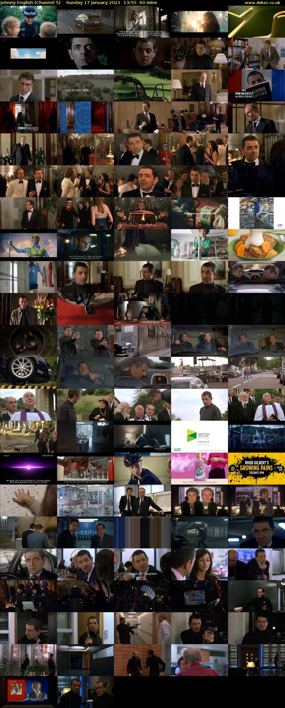 Johnny English (Channel 5) Sunday 17 January 2021 13:55 - 14:55