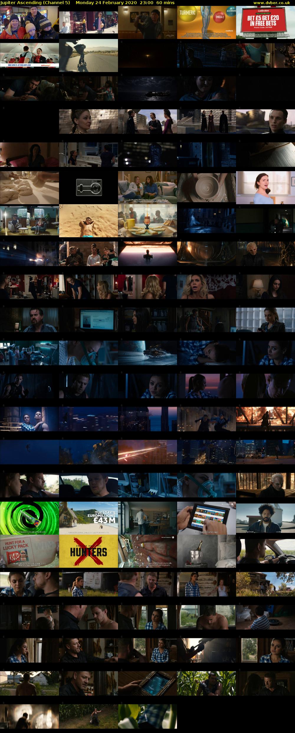Jupiter Ascending (Channel 5) Monday 24 February 2020 23:00 - 00:00