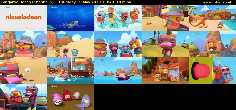 Kangaroo Beach (Channel 5) Thursday 18 May 2023 08:40 - 08:50