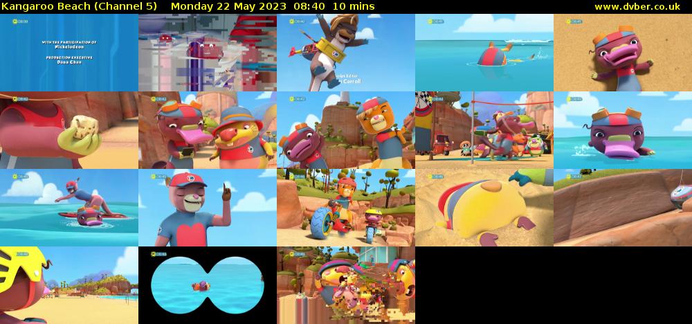 Kangaroo Beach (Channel 5) Monday 22 May 2023 08:40 - 08:50