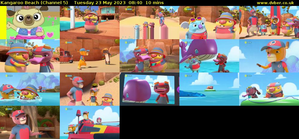 Kangaroo Beach (Channel 5) Tuesday 23 May 2023 08:40 - 08:50