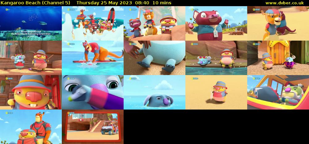 Kangaroo Beach (Channel 5) Thursday 25 May 2023 08:40 - 08:50