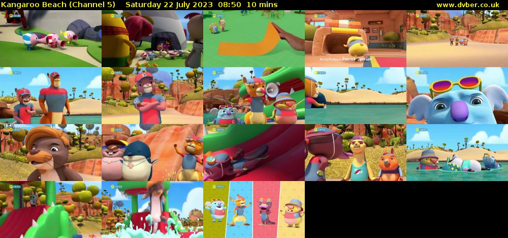Kangaroo Beach (Channel 5) Saturday 22 July 2023 08:50 - 09:00