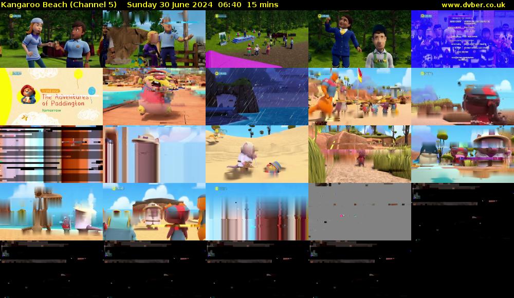 Kangaroo Beach (Channel 5) Sunday 30 June 2024 06:40 - 06:55
