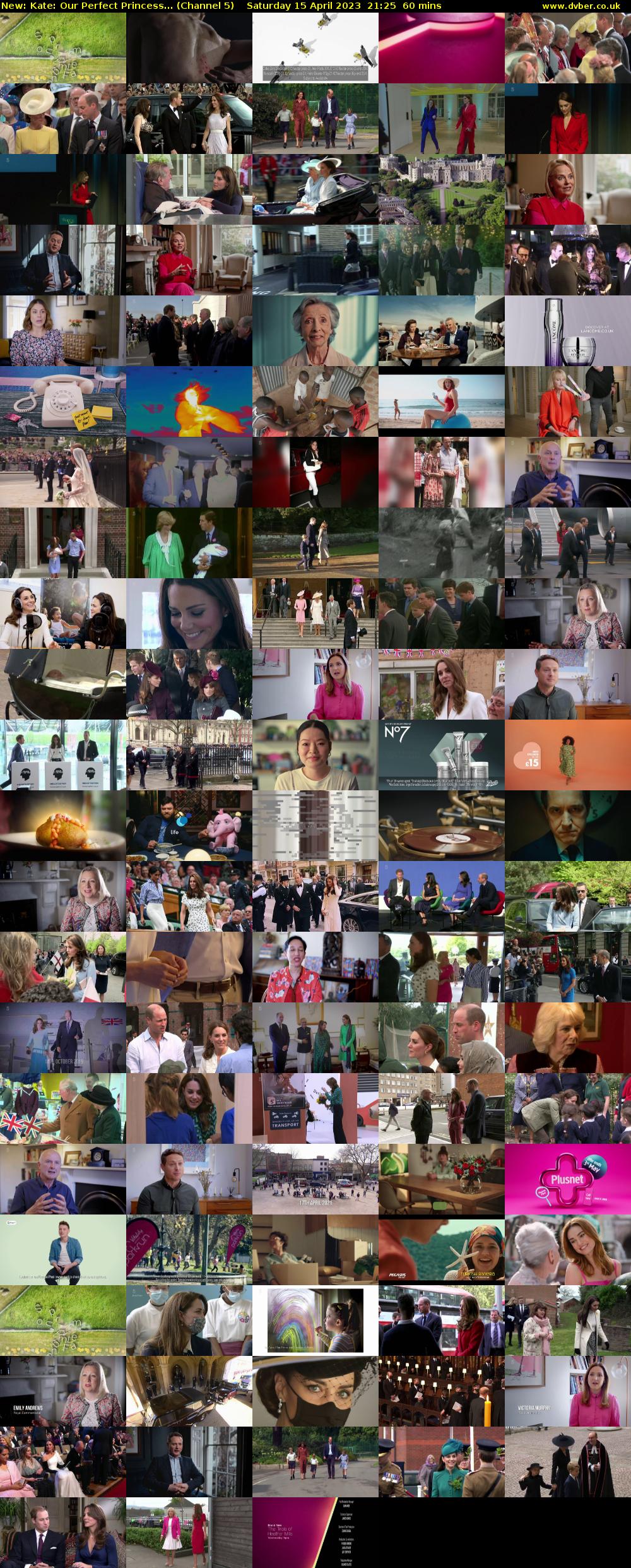 Kate: Our Perfect Princess... (Channel 5) Saturday 15 April 2023 21:25 - 22:25