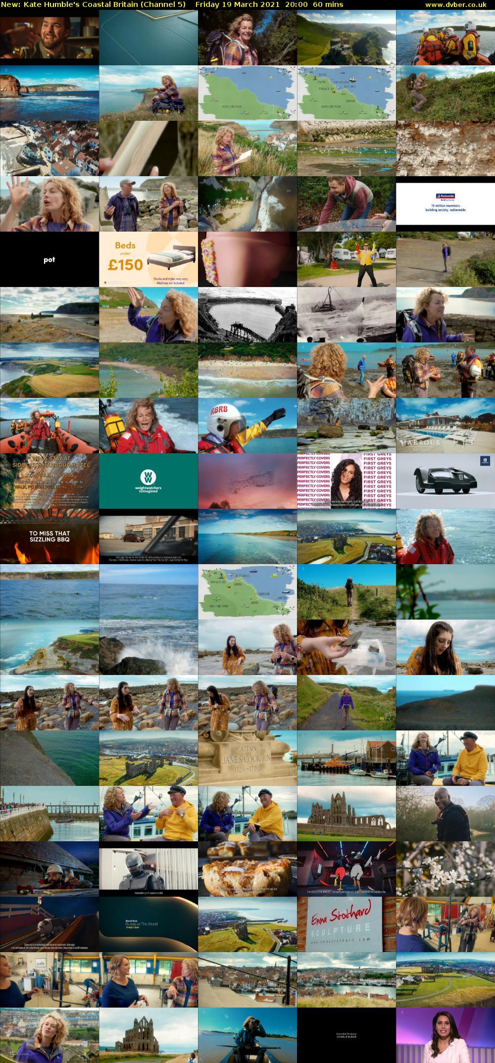 Kate Humble's Coastal Britain (Channel 5) Friday 19 March 2021 20:00 - 21:00