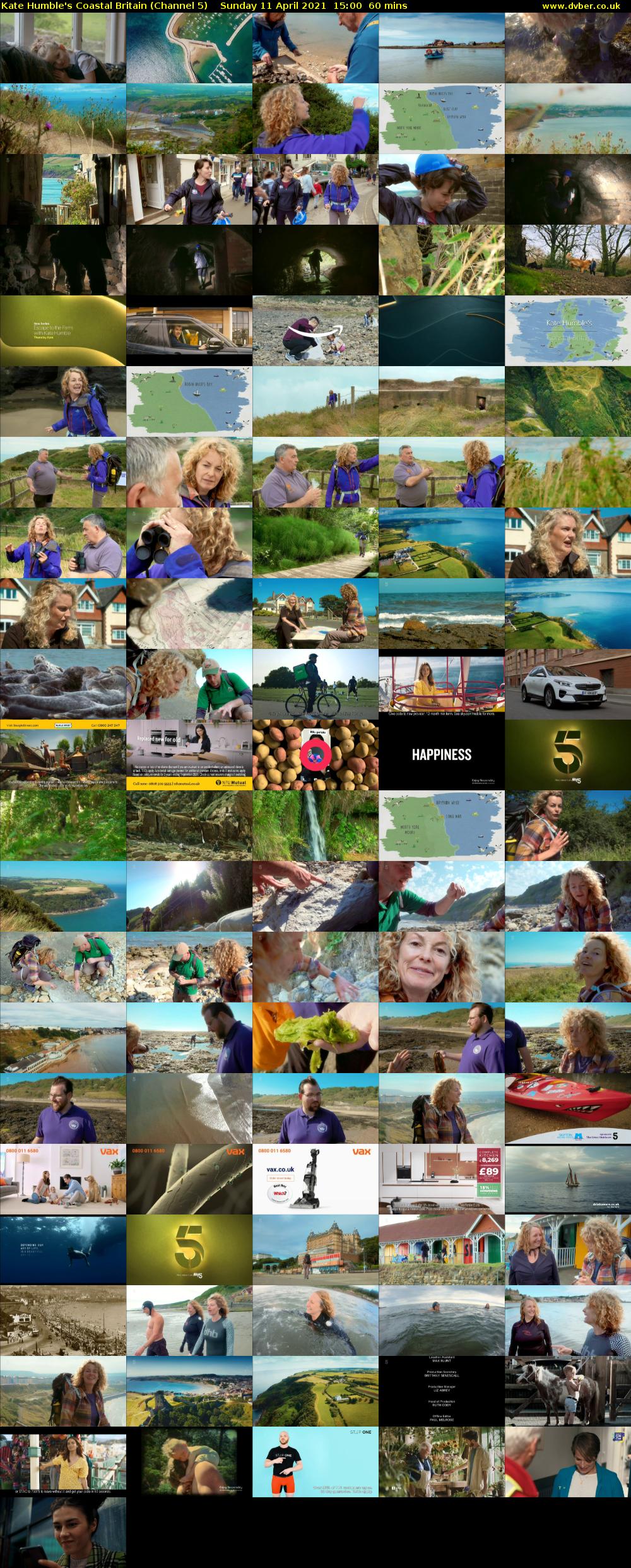 Kate Humble's Coastal Britain (Channel 5) Sunday 11 April 2021 15:00 - 16:00