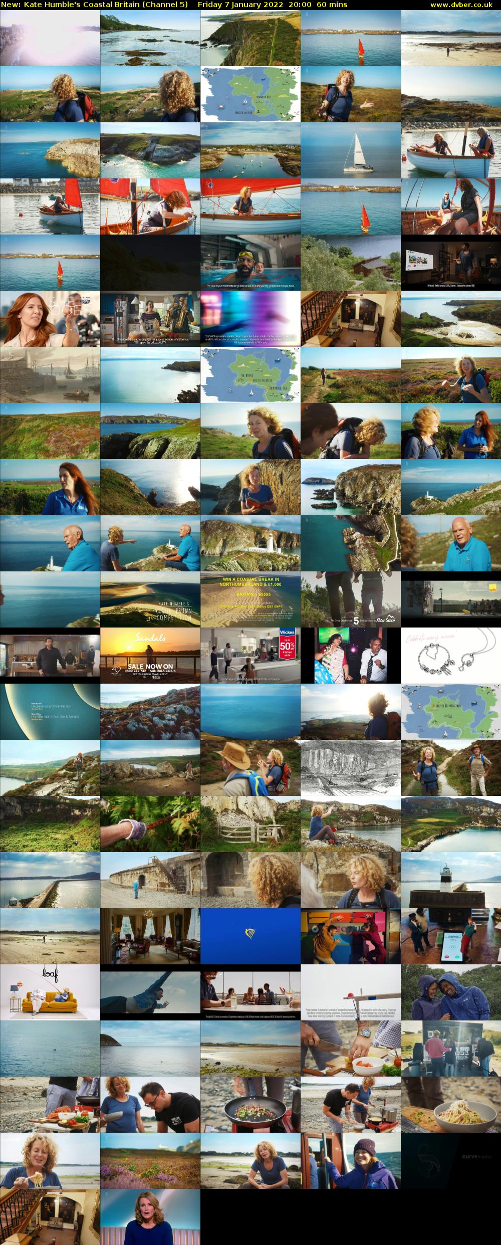 Kate Humble's Coastal Britain (Channel 5) Friday 7 January 2022 20:00 - 21:00