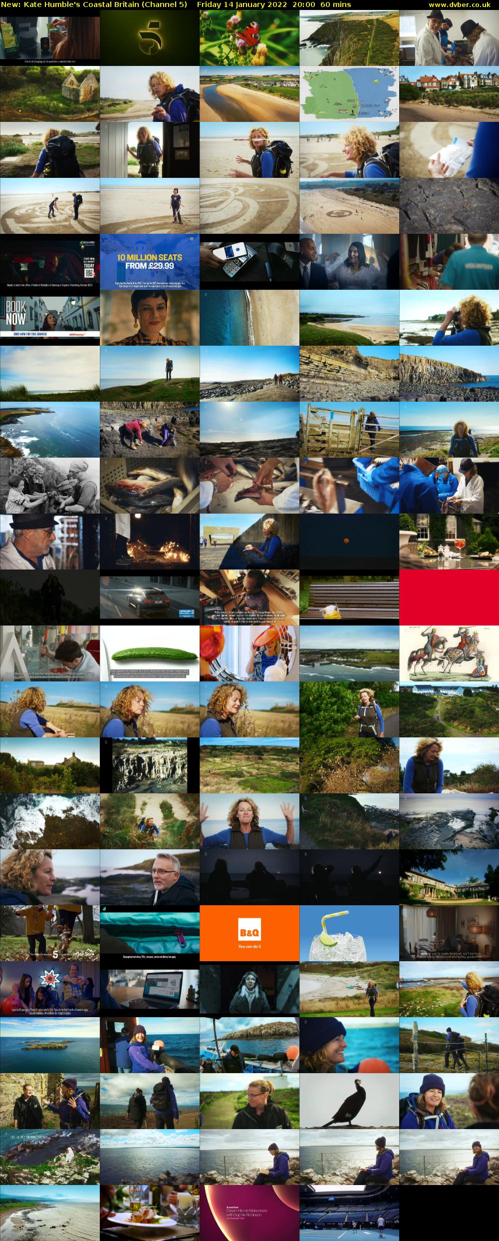 Kate Humble's Coastal Britain (Channel 5) Friday 14 January 2022 20:00 - 21:00