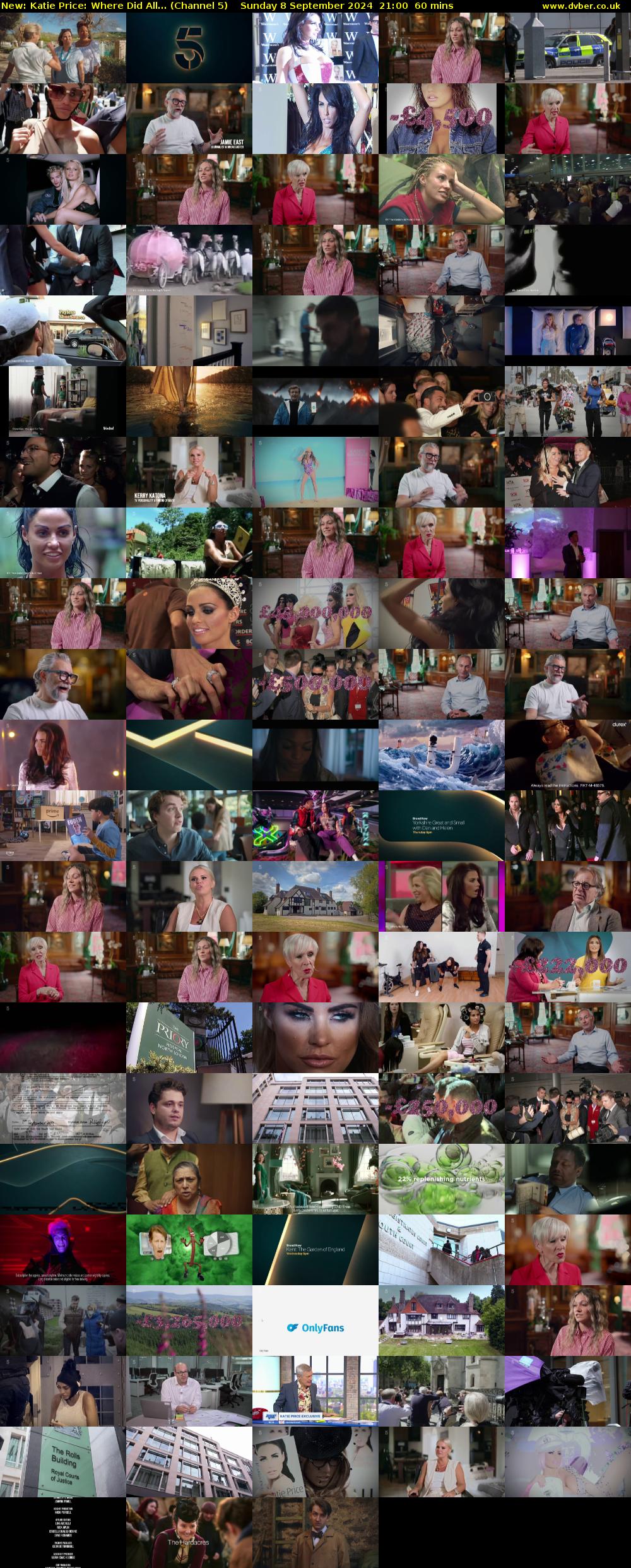 Katie Price: Where Did All... (Channel 5) Sunday 8 September 2024 21:00 - 22:00