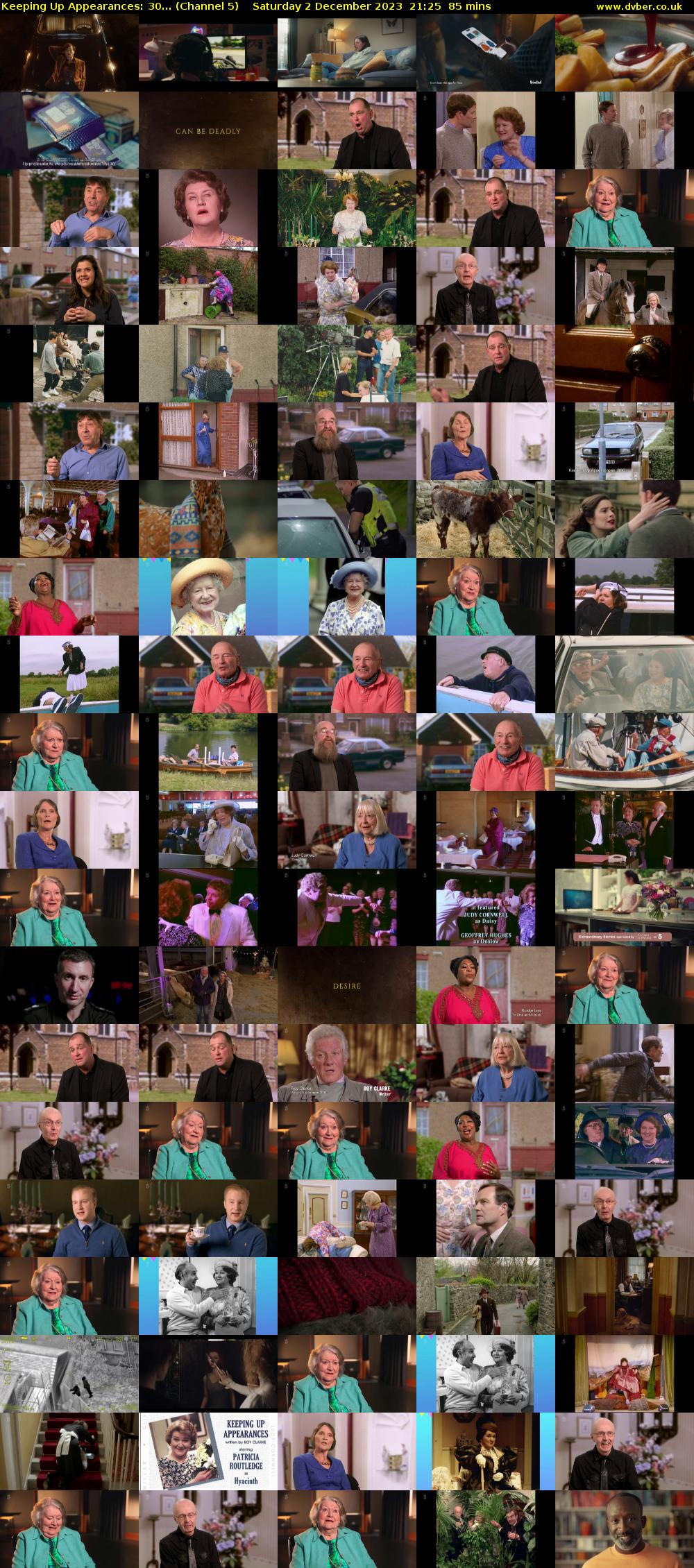 Keeping Up Appearances: 30... (Channel 5) Saturday 2 December 2023 21:25 - 22:50