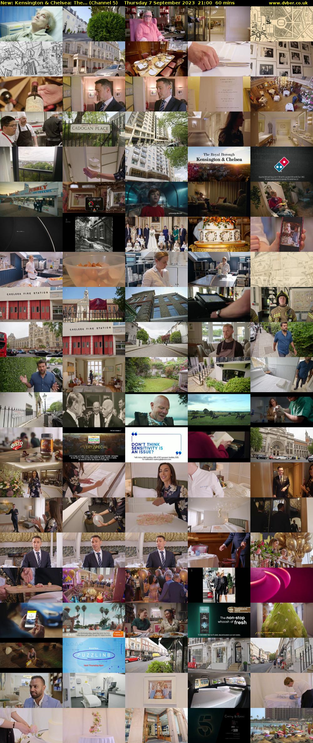 Kensington & Chelsea: The... (Channel 5) Thursday 7 September 2023 21:00 - 22:00