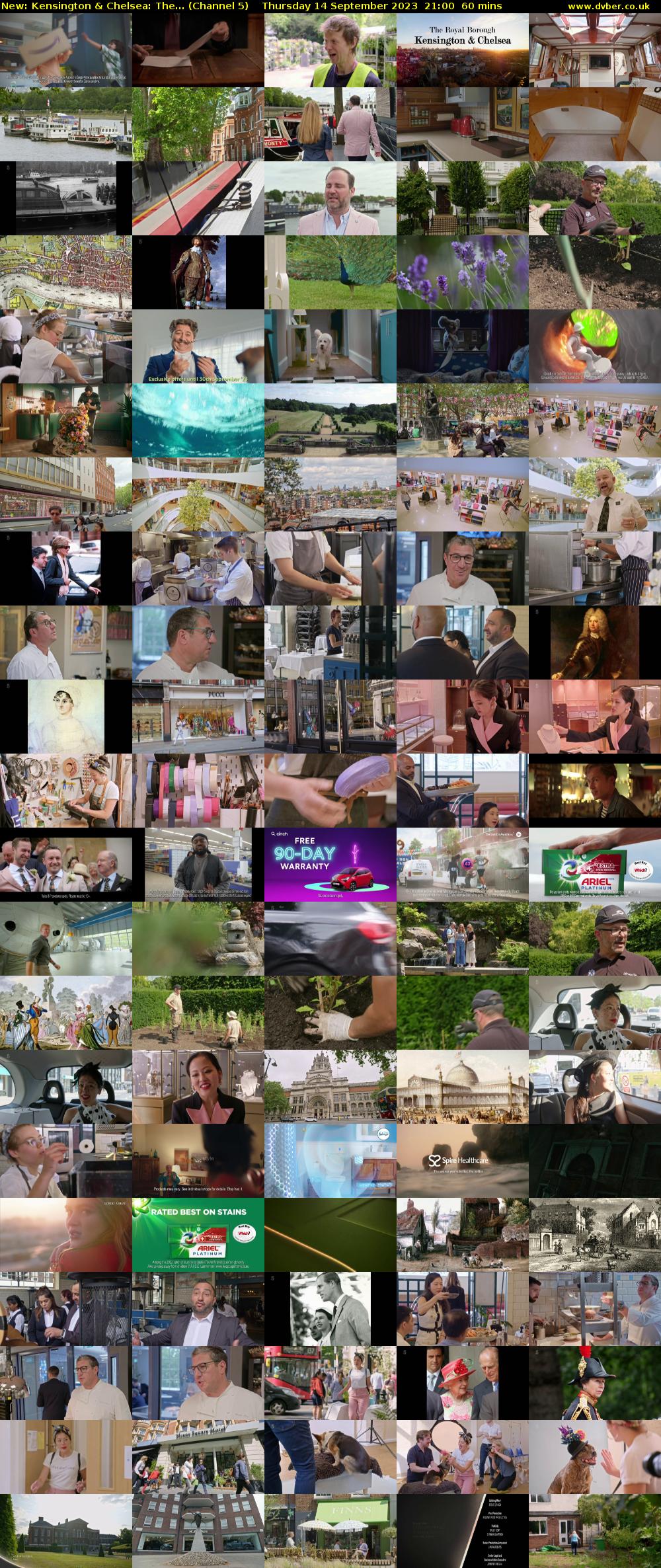 Kensington & Chelsea: The... (Channel 5) Thursday 14 September 2023 21:00 - 22:00