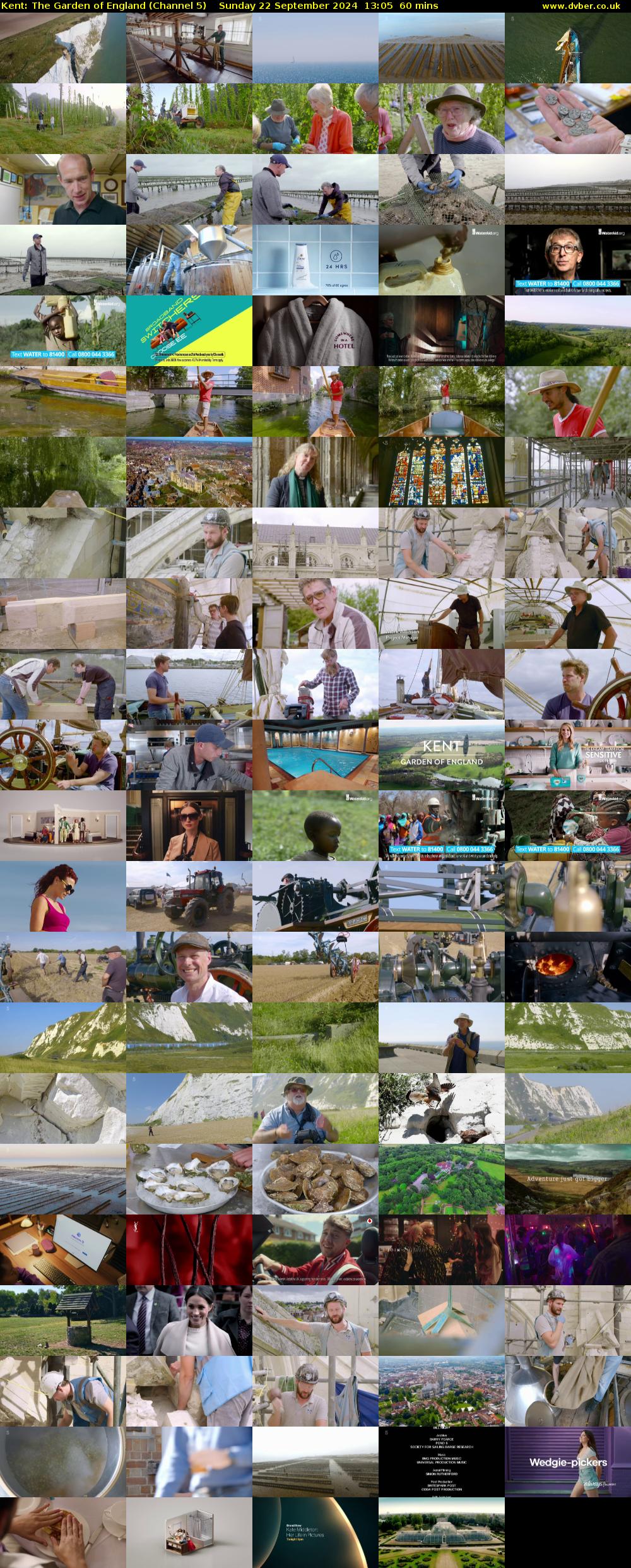 Kent: The Garden of England (Channel 5) Sunday 22 September 2024 13:05 - 14:05