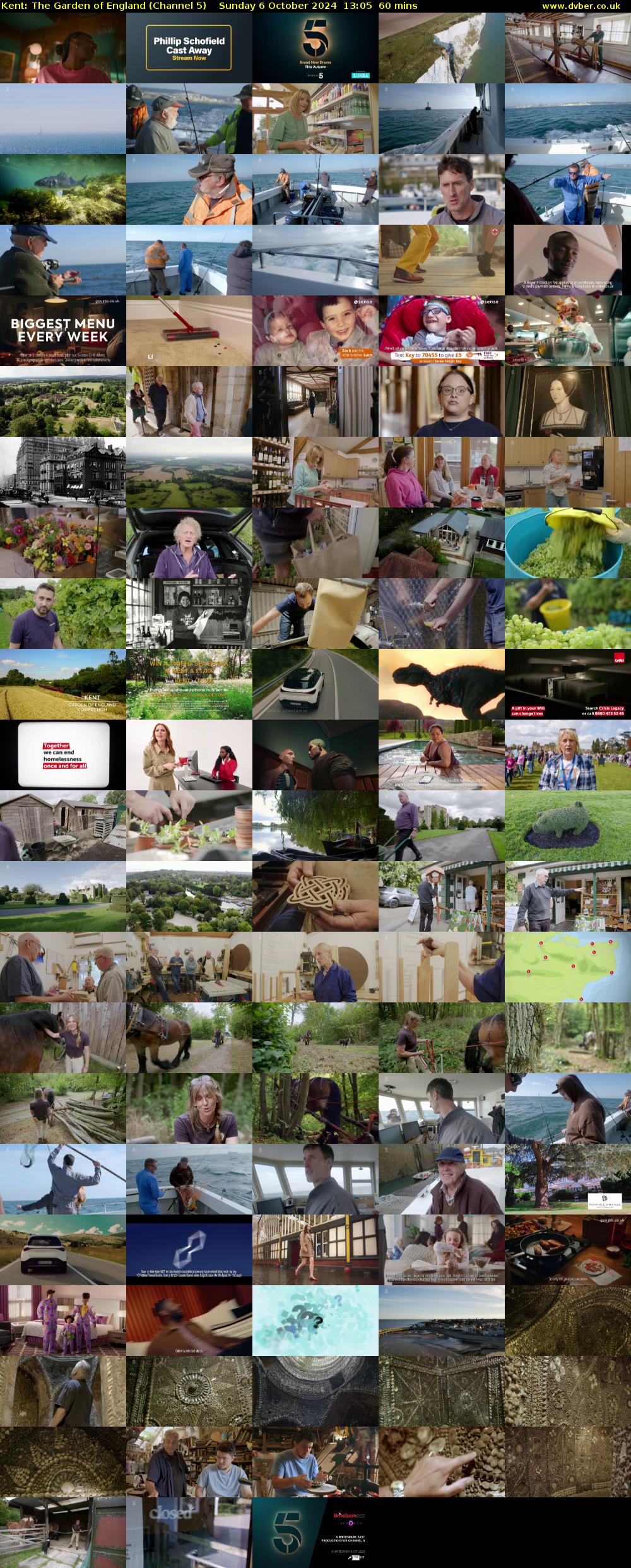 Kent: The Garden of England (Channel 5) Sunday 6 October 2024 13:05 - 14:05