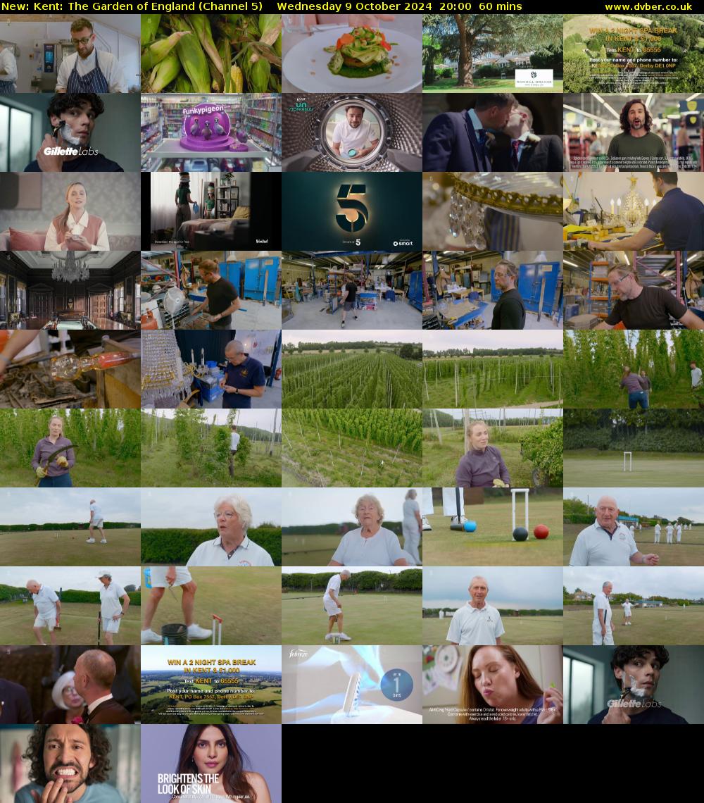 Kent: The Garden of England (Channel 5) Wednesday 9 October 2024 20:00 - 21:00