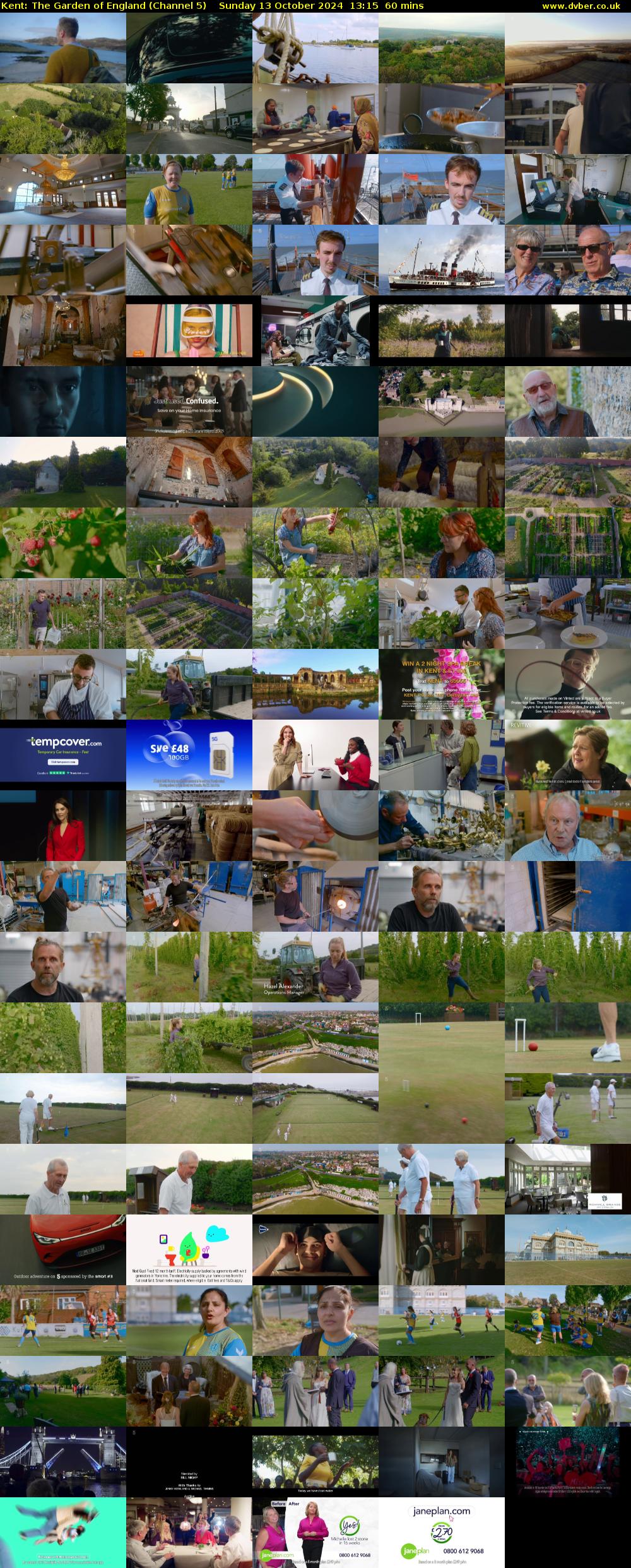 Kent: The Garden of England (Channel 5) Sunday 13 October 2024 13:15 - 14:15