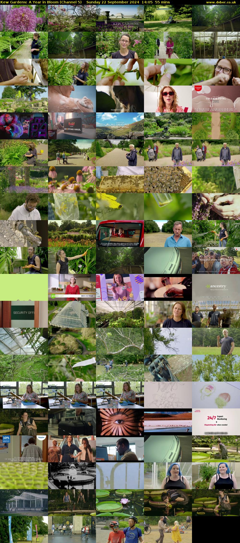 Kew Gardens: A Year In Bloom (Channel 5) Sunday 22 September 2024 14:05 - 15:00