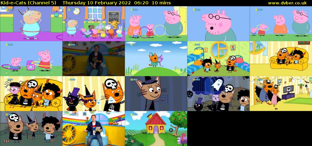 Kid-e-Cats (Channel 5) Thursday 10 February 2022 06:20 - 06:30