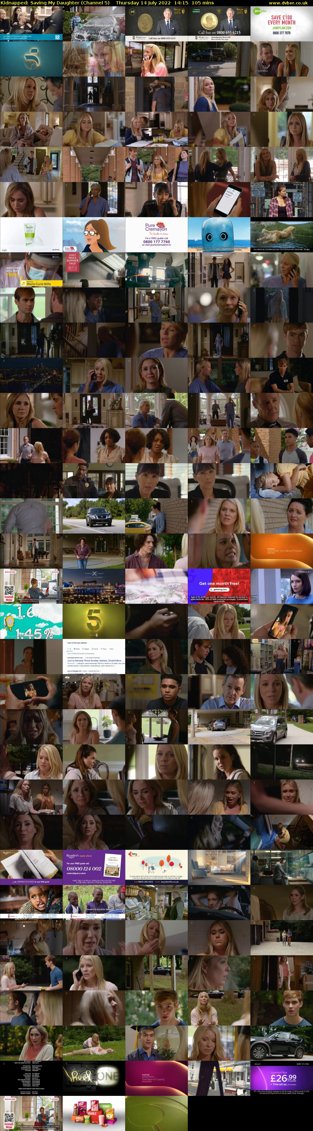 Kidnapped: Saving My Daughter (Channel 5) Thursday 14 July 2022 14:15 - 16:00