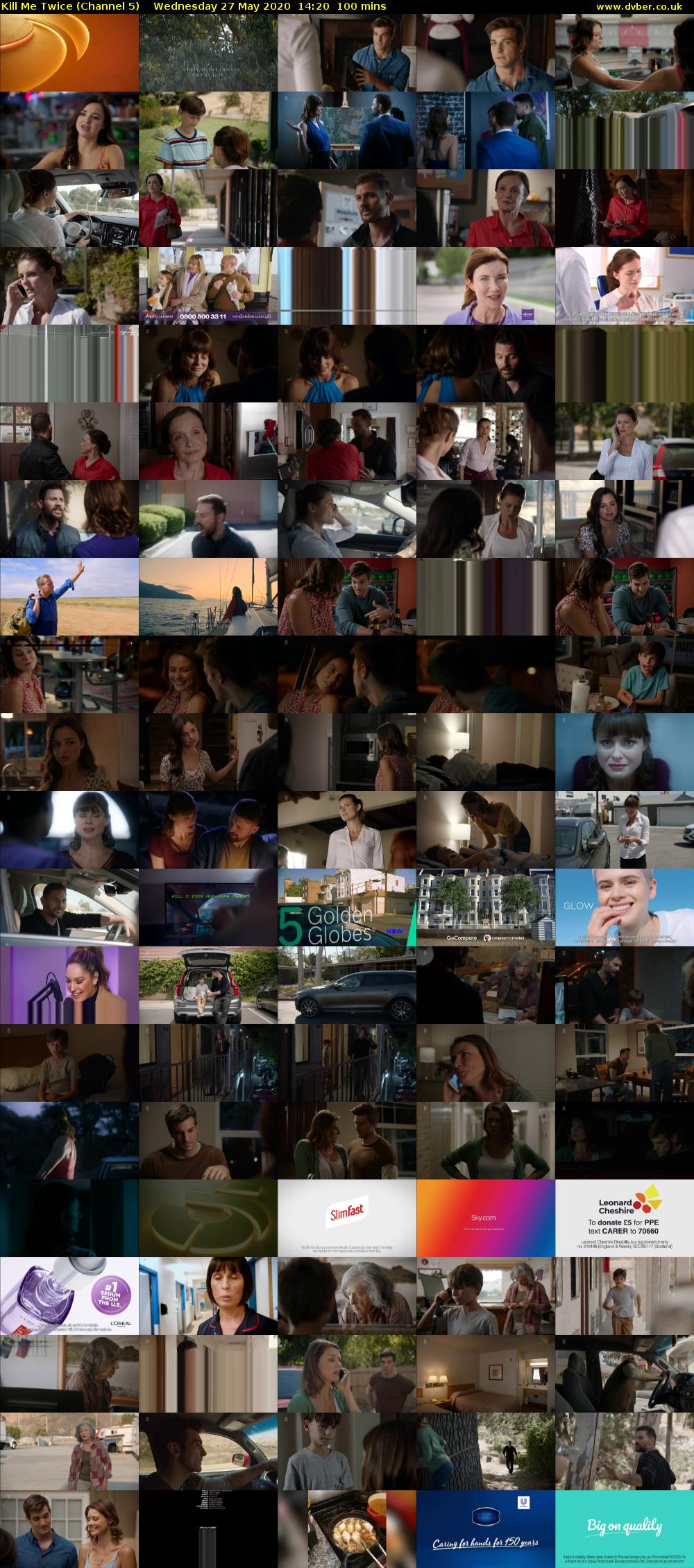 Kill Me Twice (Channel 5) Wednesday 27 May 2020 14:20 - 16:00