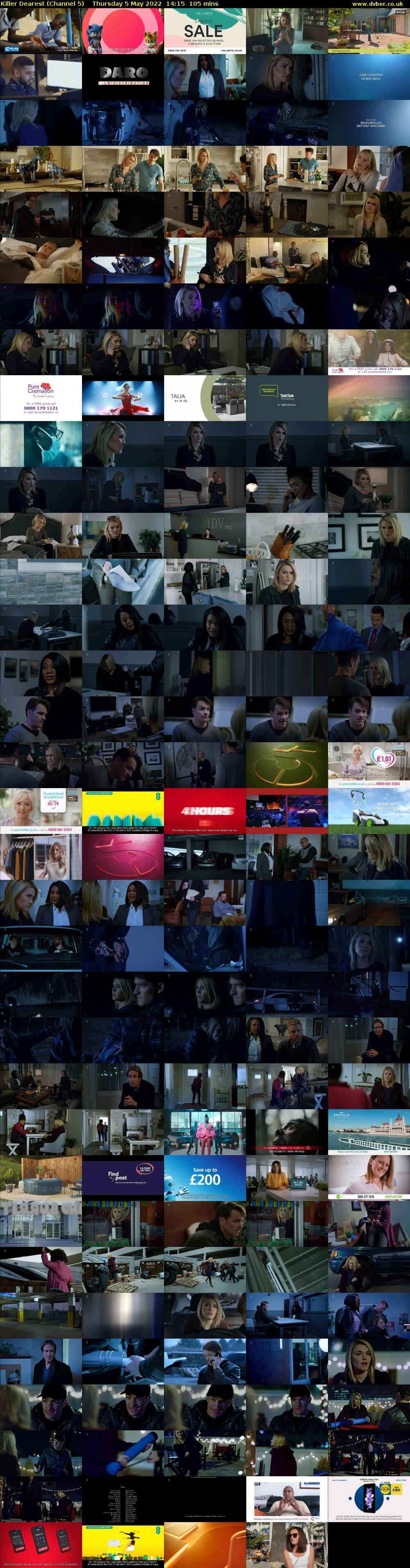 Killer Dearest (Channel 5) Thursday 5 May 2022 14:15 - 16:00