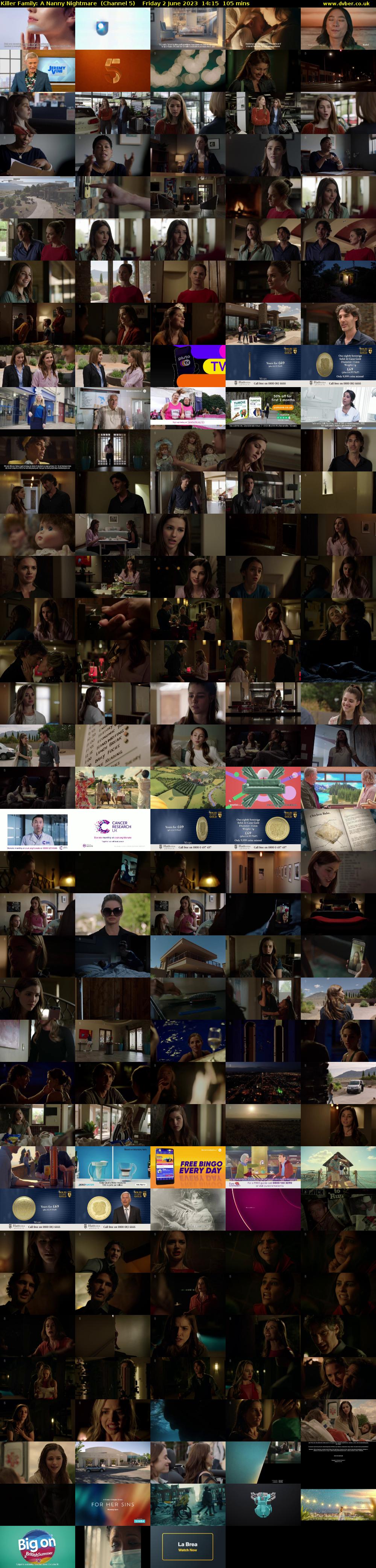 Killer Family: A Nanny Nightmare  (Channel 5) Friday 2 June 2023 14:15 - 16:00