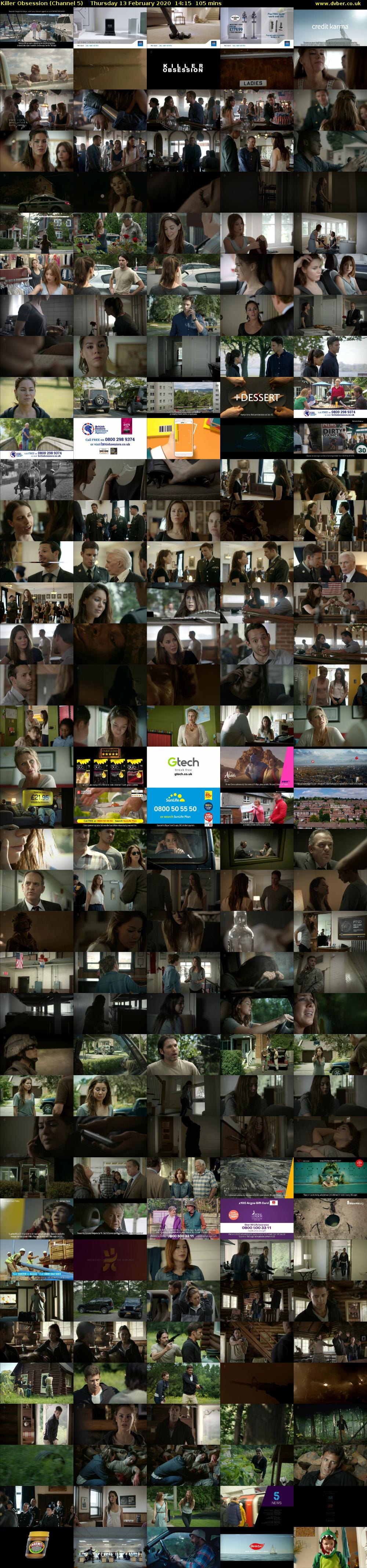 Killer Obsession (Channel 5) Thursday 13 February 2020 14:15 - 16:00
