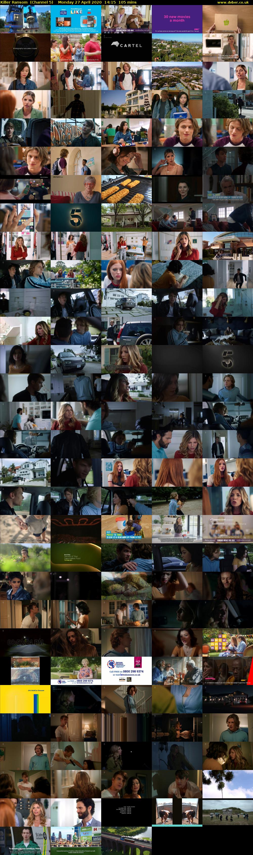 Killer Ransom  (Channel 5) Monday 27 April 2020 14:15 - 16:00