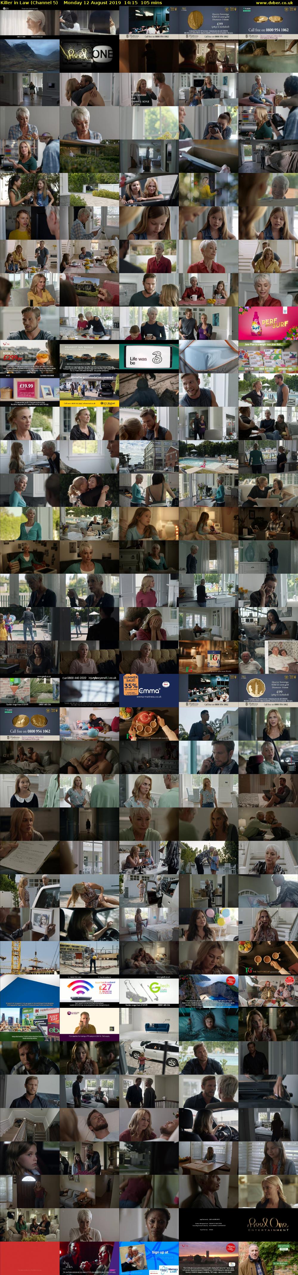 Killer in Law (Channel 5) Monday 12 August 2019 14:15 - 16:00