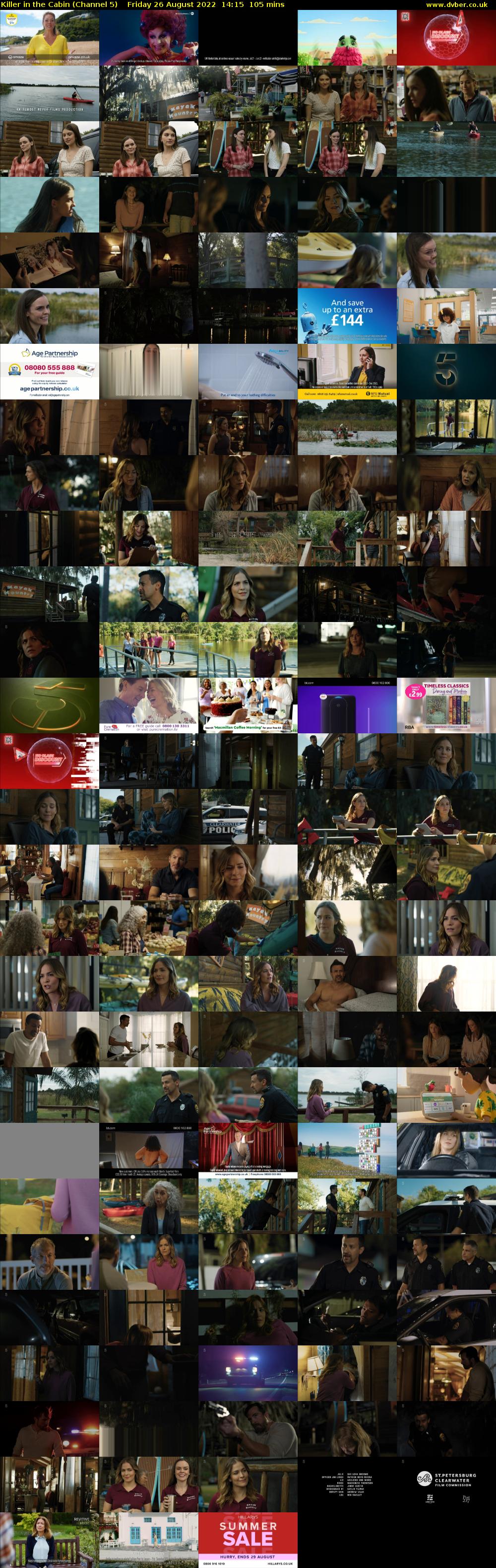 Killer in the Cabin (Channel 5) Friday 26 August 2022 14:15 - 16:00