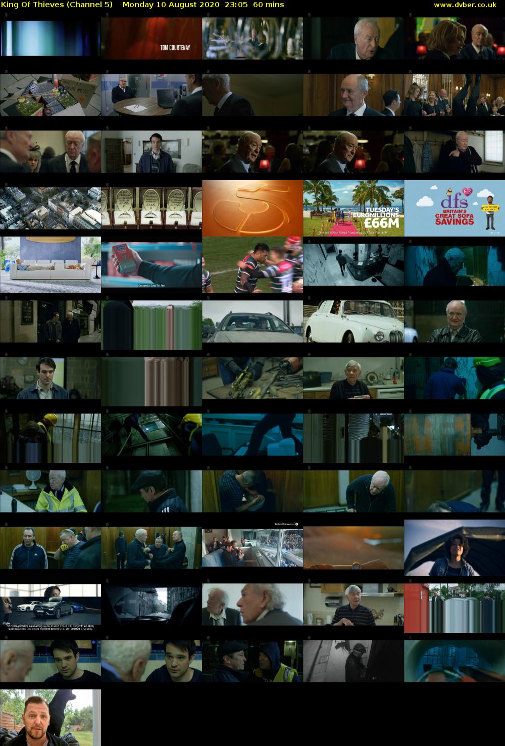 King Of Thieves (Channel 5) Monday 10 August 2020 23:05 - 00:05