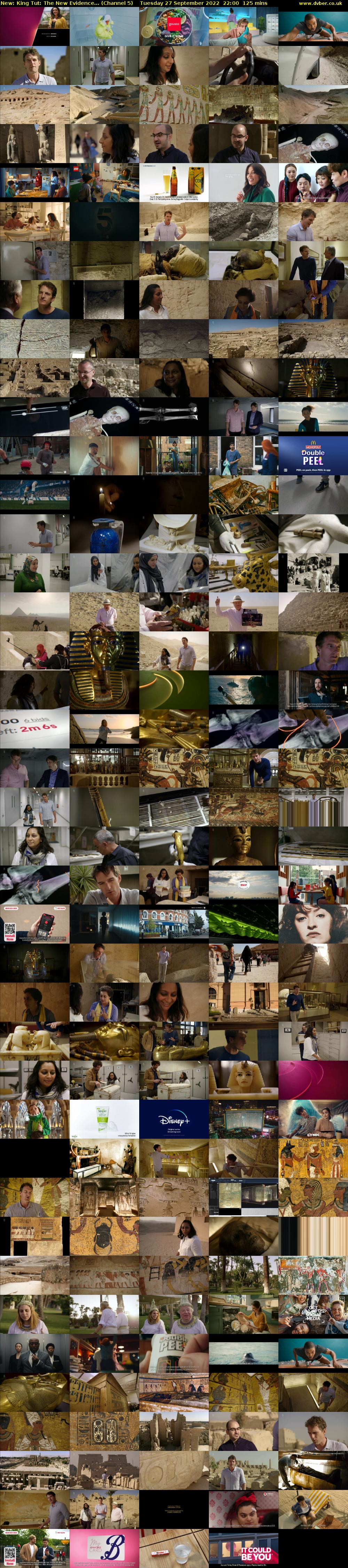 King Tut: The New Evidence... (Channel 5) Tuesday 27 September 2022 22:00 - 00:05