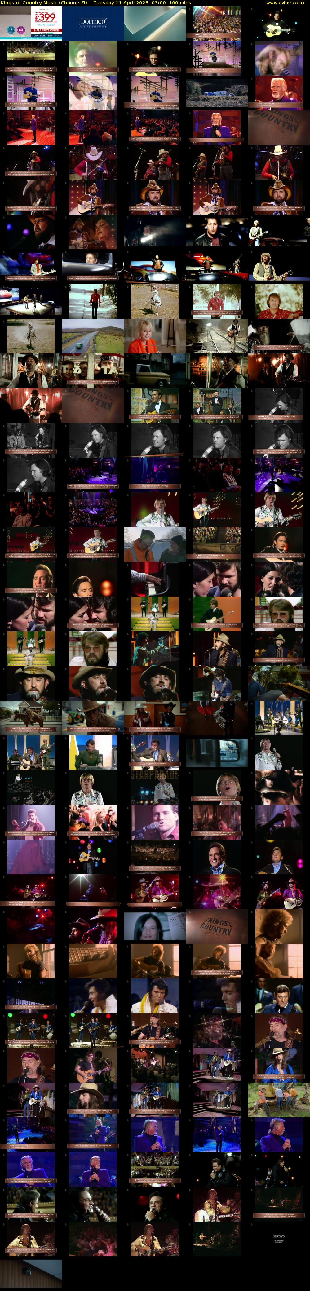 Kings of Country Music (Channel 5) Tuesday 11 April 2023 03:00 - 04:40