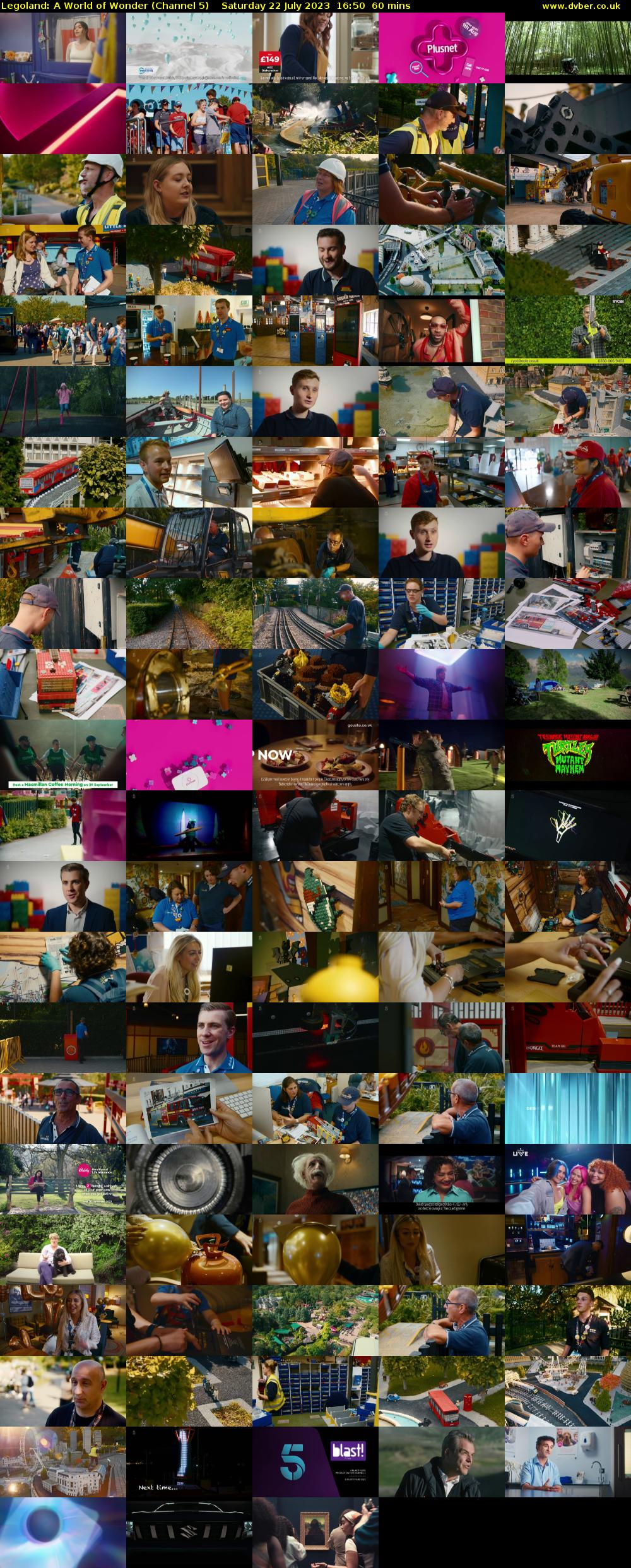 Legoland: A World of Wonder (Channel 5) Saturday 22 July 2023 16:50 - 17:50